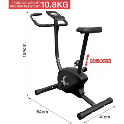 Physionics cyklotrenažér nastaviteľný, 41 x 64 x 104 cm