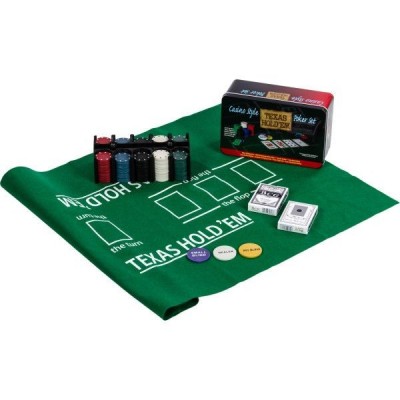 GamesPlanet® Poker set v plechovej dóze, 200 ks