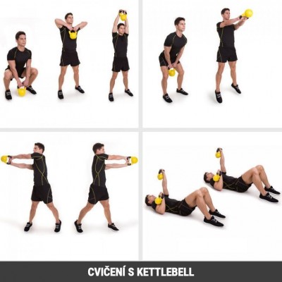 Gorilla Sports Súťažný kettlebell, modrý, 12 kg