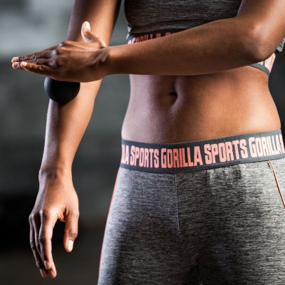 Gorilla Sports Fasciálna masážna lopta, ø 6 cm