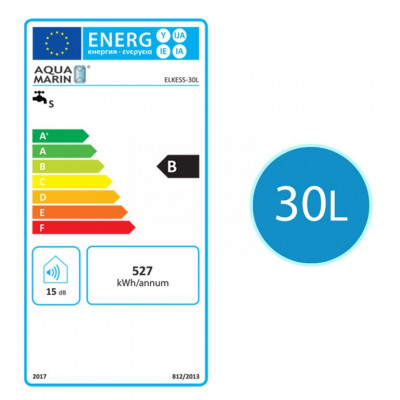 Elektrický zásobník na horúcu vodu 30 l, biely