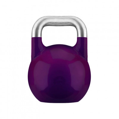 Gorilla Sports Súťažný kettlebell, fialový, 20 kg